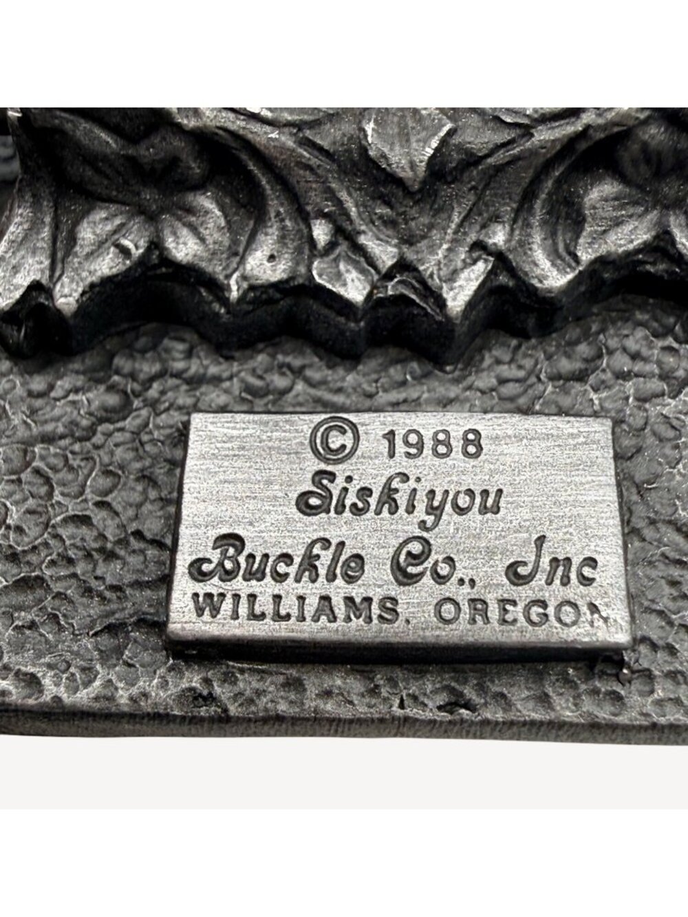 Vintage Belt Buckle Leavenworth Kansas Pony Express 1988 Commemorative Western - Picture 6 of 6